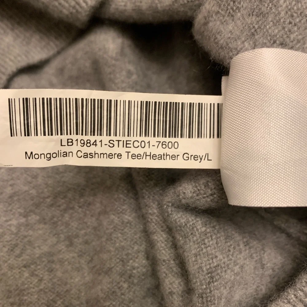 Quince   Mongolian Heather Gray  Cashmere Sweater - Picture 8 of 10